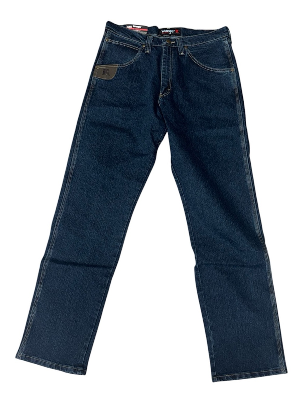 Wrangler Men’s Dark Blue 5 Pocket Workwear Jeans